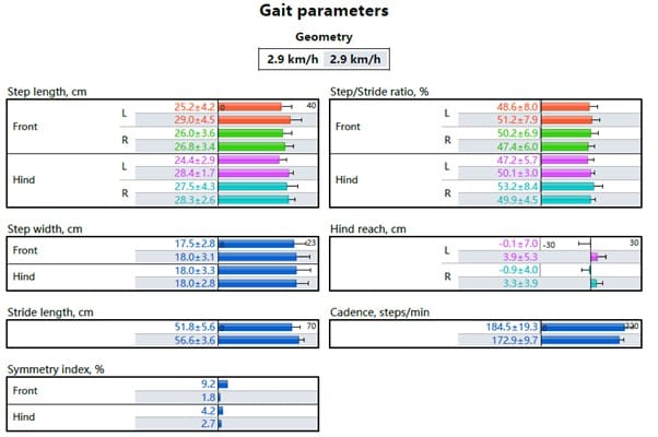 Gait-parameters